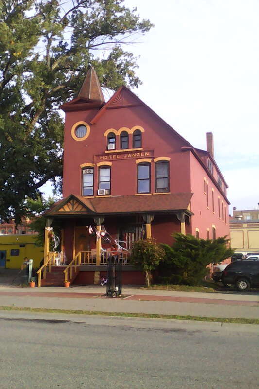 The Hotel Janzen in Marquette, Michigan.