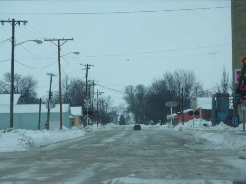 Iowa Snow Storm, Britt, Dec 25th, 2009