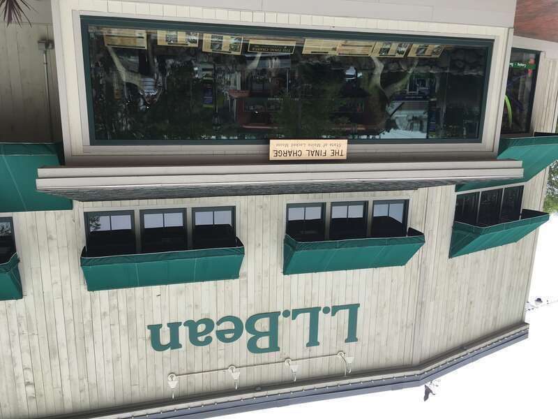 Various pictures of the very first L. L. Bean store