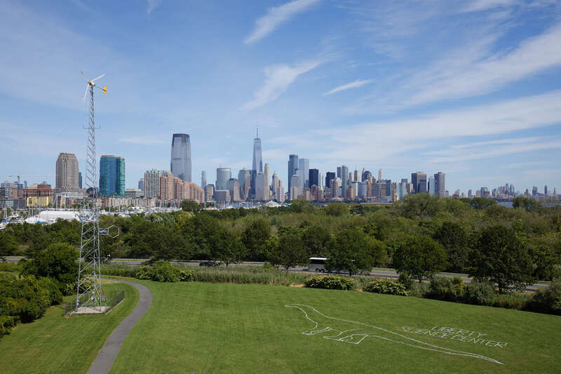 Manhattan viewed from Liberty Science Center