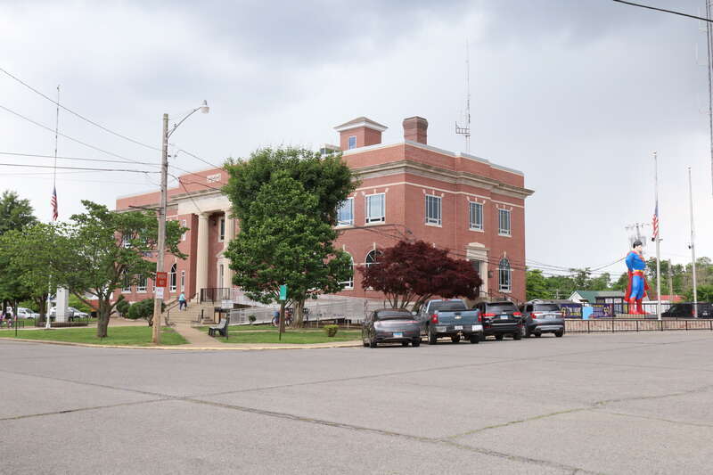 Massac County Courthouse in Metropolis, Illinois in 2022