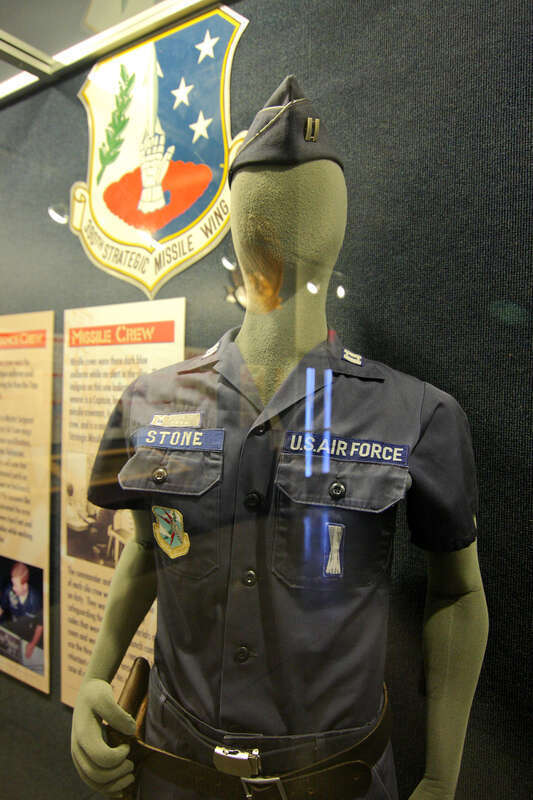 A missile crew uniform on display at the Titan Missile Museum in Arizona. See: www.titanmissilemuseum.org/