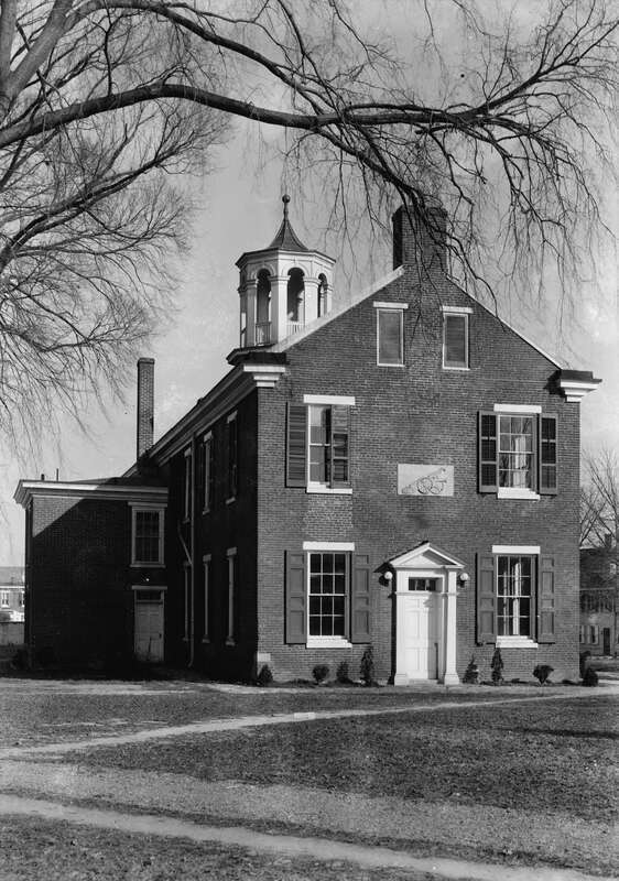 Old Arsenal, The Green, New Castle. 

New Castle County, Delaware — (cropped).
Image courtesy of the Historic American Building Survey archives.