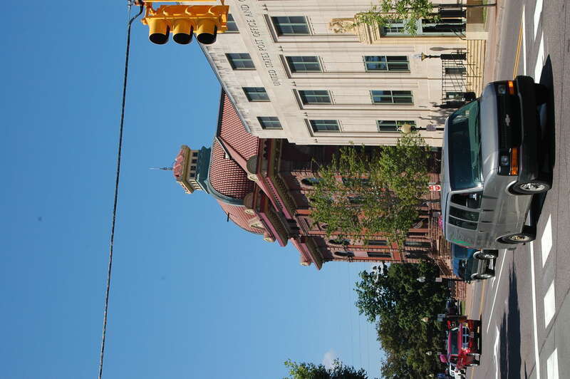 Old City Hall along Washington Street in downtown Marquette, Michigan, United States
