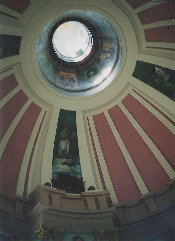 The interior of the Old St. Louis County Courthouse in St. Louis, Missouri (United States).