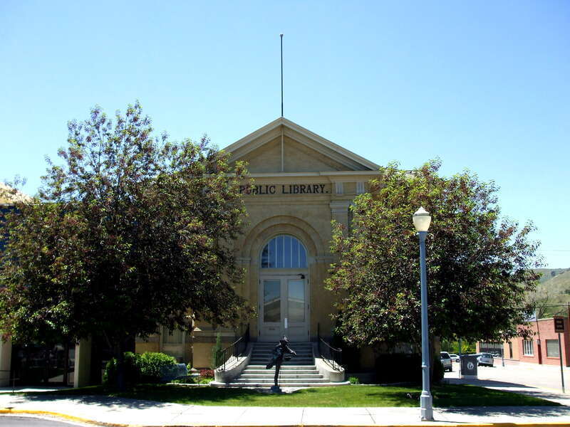 The Pocatello Carnegie Library, a historic building in Pocatello, Idaho, United States, was built in 1907 as a Carnegie library. With substantial additions to the south (left), the building is still used as part of a public library.