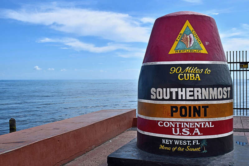 Southernmost Point Buoy in Key West, Florida