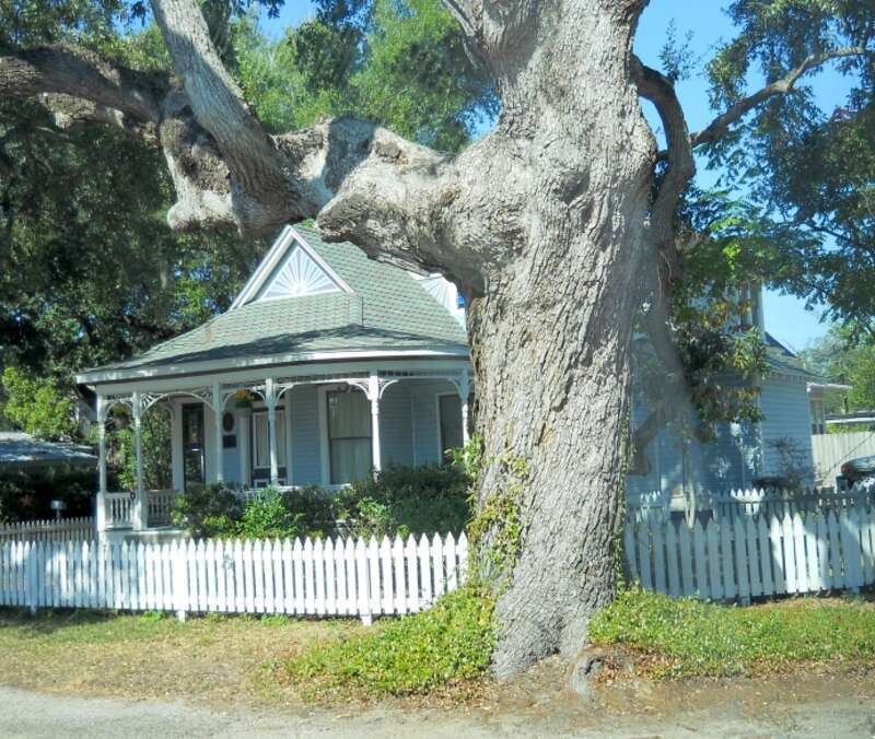 Suter House at 1012 Tullier Court, Biloxi, Mississippi, USA. It was constructed circa 1885 as a residence in Queen Anne architectural style and listed on the National Register of Historic Places May 18, 1984.