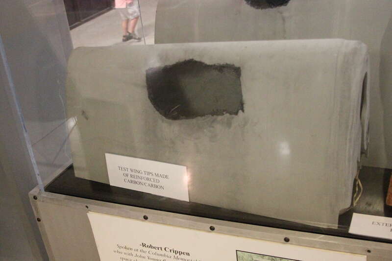 The Space Shuttle Columbia disintegrated on reentry because a block of foam fell from the External Tank onto the reinforced carbon-carbon wing-leading edge of the Space Shuttle.  After the disintegration, engineers demonstrated the damage that could