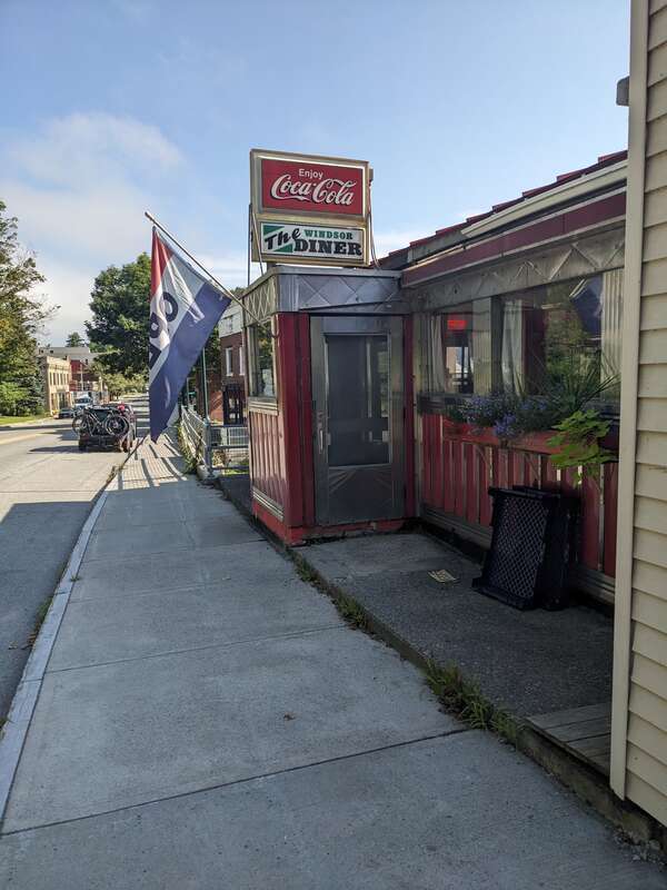The Windsor Diner at 135 Main Street in downtown Windsor, Vermont.