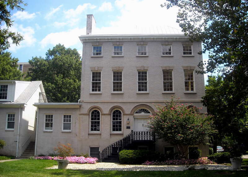 The Thomas Law House, also known as the Honeymoon House, located at 1252 6th Street, SW in the Southwest Waterfront neighborhood of Washington, D.C. Designed by William Lovering in 1796, the home is an example of Federal architecture and one of the