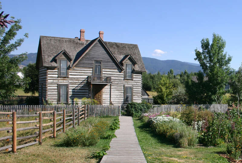 Tinsley House, a historic house museum at Museum of the Rockies, Bozeman, Montana, USA