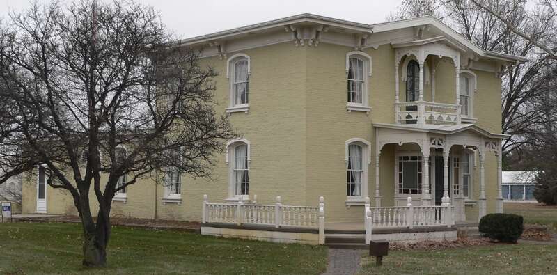 George and Nancy Turner house, located at 78 S. C Street in Fremont, Nebraska; seen from the northwest.