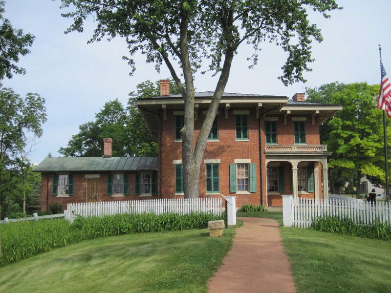 The Ulysses S. Grant House in Galena, a national landmark (1860). Ulysses S. Grant (the S. doesn't stand for anything, he just wanted his initials to be U.S., short for Uncle Sam) first came to Galena in 1860 to help his father run a tannery. Grant