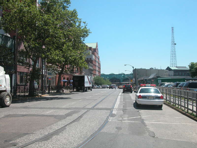 Former Public Service of New Jersey streetcar track.