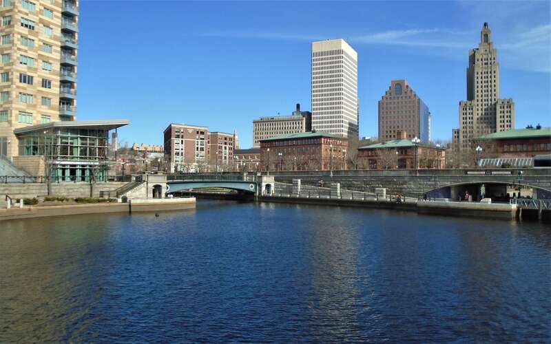 Waterplace Park in Providence, Rhode Island.