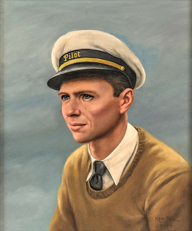 Portrait of Frederick Way, Jr.. Inducted to the National Rivers Hall of Fame in 1993.