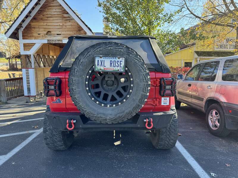 Axl Rose Jeep in Nashville, Indiana