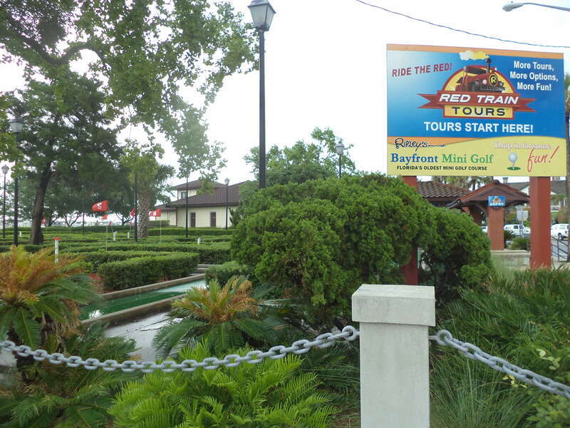 Bayfront Mini Golf (West face), St. Augustine, St. Johns County, Florida
