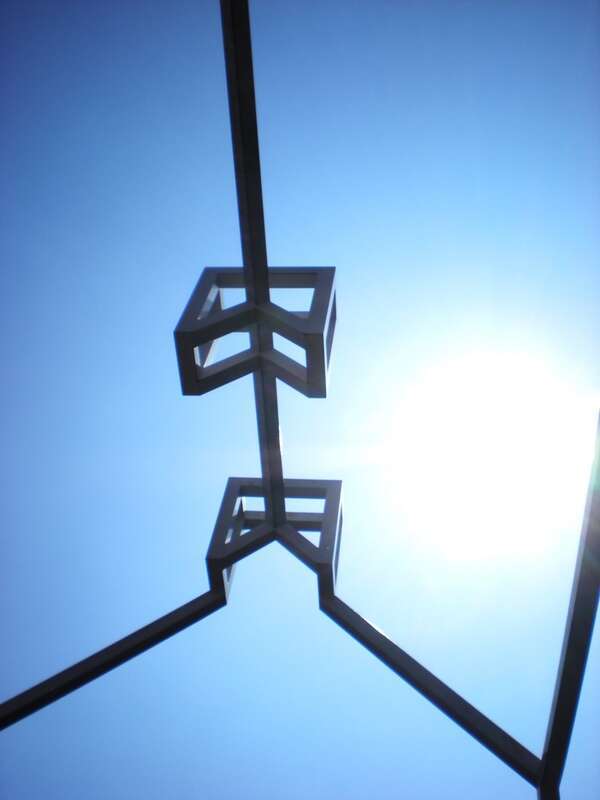 Benjamin Franklin's house skeleton