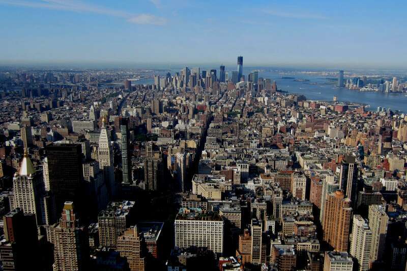 Blick über Midtown und Downtown zur Upper Bay