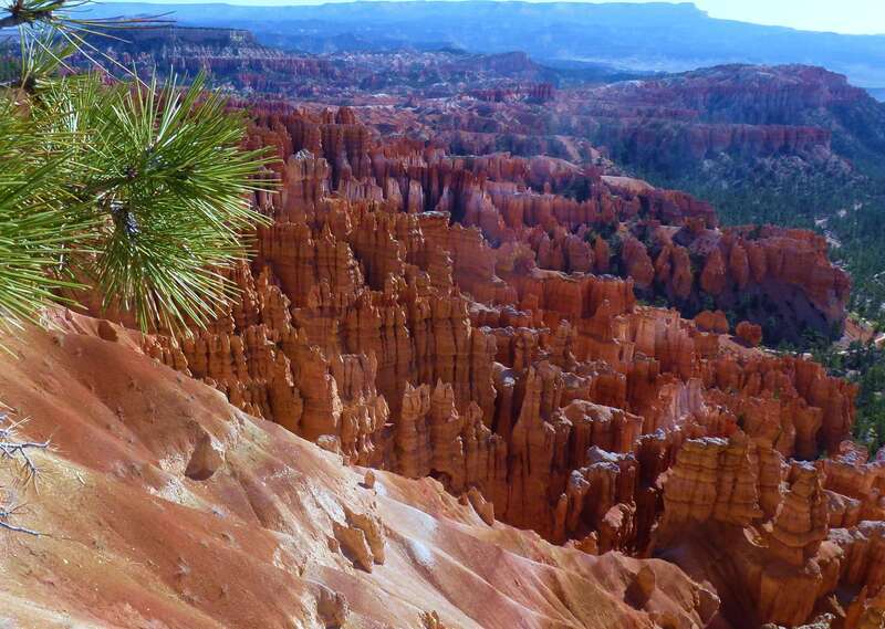 hoodoos in the Bryce Canyon National Park.
