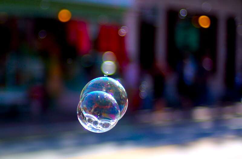 Bubbles.