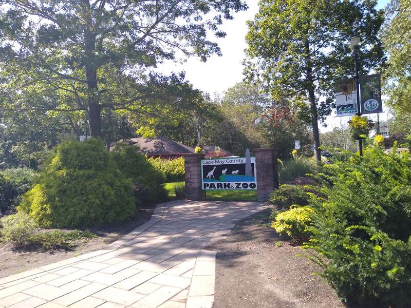 Cape May County Park &amp;amp; Zoo sign