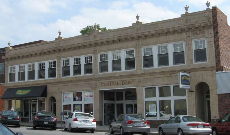 Old Central Dairy Building in Downtown Columbia, Missouri