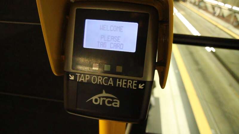 The Clipper Card readers look exactly like the ORCA Card readers, so I tried a Clipper card on an ORCA reader.  It doesn't work.  It either uses a different technology or there's something about RFID that I don't understand that makes it not work.