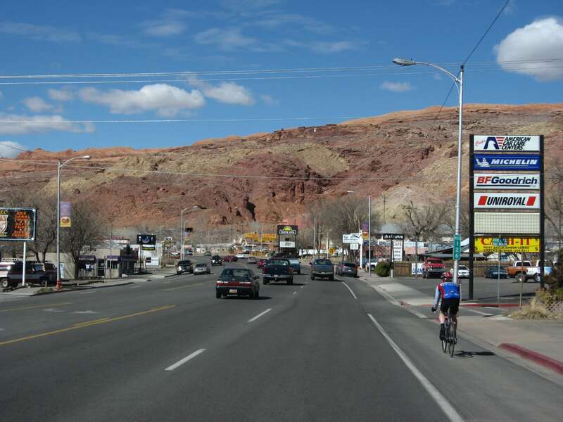 Moab is a city in Grand County, in eastern Utah, in the western United States. The population was 5046 at the 2010 census. It is the county seat and largest city in Grand County. Moab hosts a large number of tourists every year, mostly visitors to