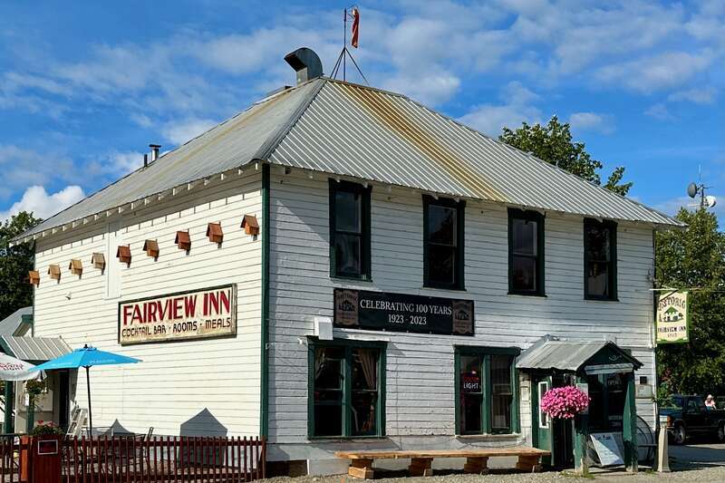 The Fairview Inn, celebrating 100 years, 1923–2023, in Talkeetna, Alaska.
