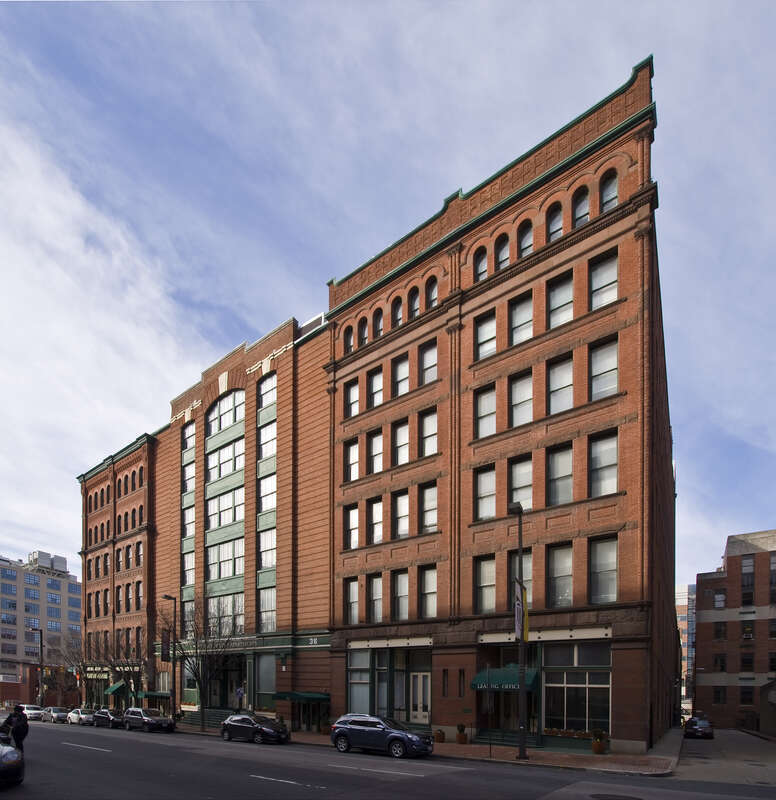 Heiser, Rosenfeld and Strauss Buildings, 32-34, 36-38, 40-42 South Paca Street, Baltimore, Maryland USA