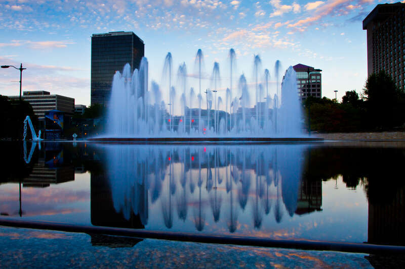 City of Fountains - Kansas City, Missouri. Located at Pershing &amp;amp; Main Streets outside Union Station