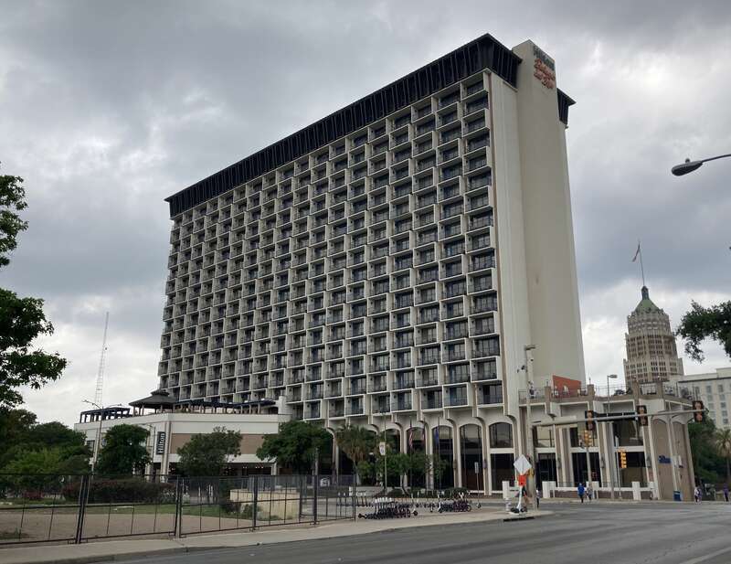 The Hilton Palacio del Rio hotel in San Antonio, Texas