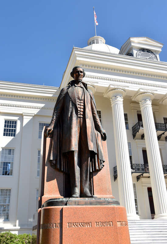 Jefferson Finis Davis (June 3, 1808 – December 6, 1889) was an American politician who served as the only President of the Confederate States from 1861 to 1865. 
As a member of the Democratic Party, he represented Mississippi in the United States