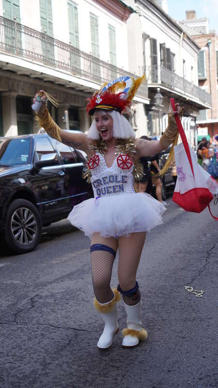Author : @Kiri Karma
Travel to NOLA - February 2024 - Krewe of Bosom Buddies 

The Krewe of Bosom Buddies &amp;amp; Breast Friends is a walking krewe that parades in the French Quarter on the Friday before Mardi Gras. Founded in 2013, they set out to