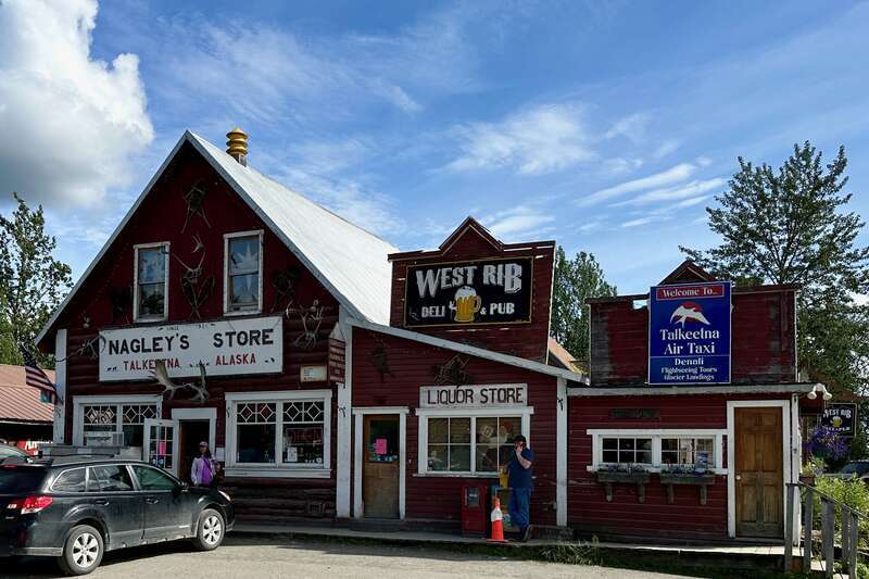 Nagley's Store in Talkeetna, Alaska. Contributing property of the Talkeetna Historic District.