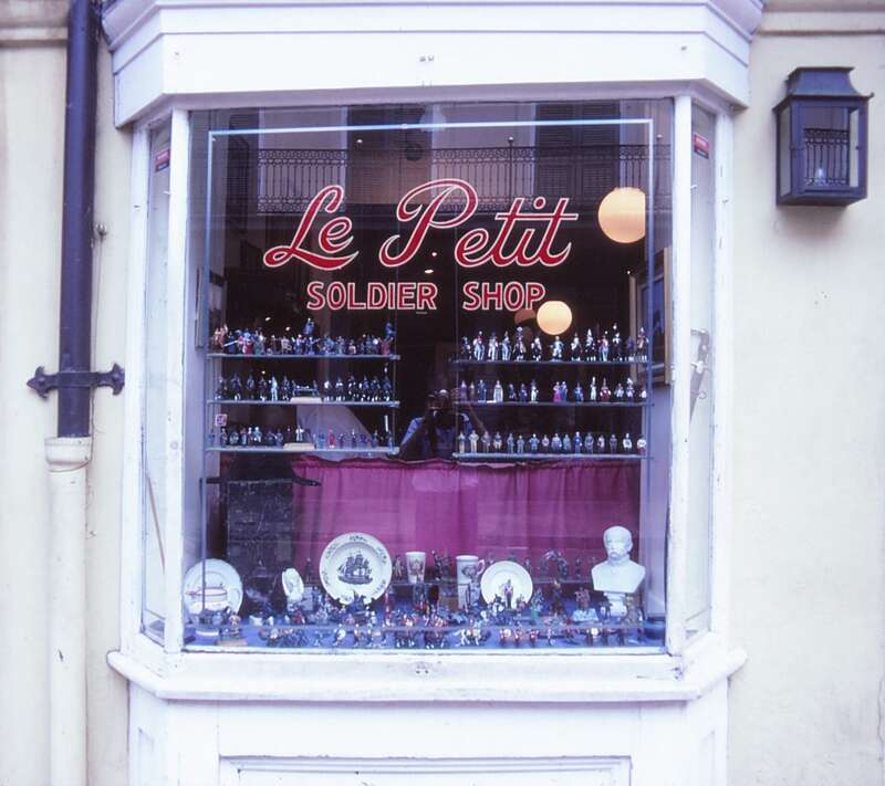 The La Petit Soldier Shop was located in New Orleans' French Quarter at 528 Royal Street.
Our oldest son, Branden, loved this shop.

The shop closed in 2006 after 41 years of business.