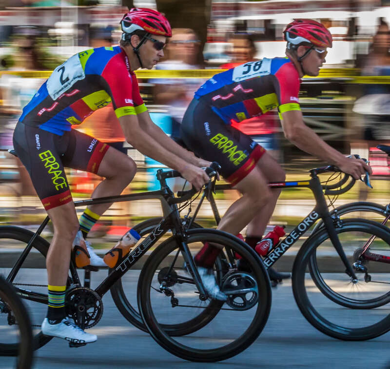 On Sunday I tried my hand at photographing bicycle racers at the Yarmouth Clam Festival.  I am quite disappointed in my efforts.  I have already deleted 300+ images and on my second pass have identified many more.  This is one that is passable.  My