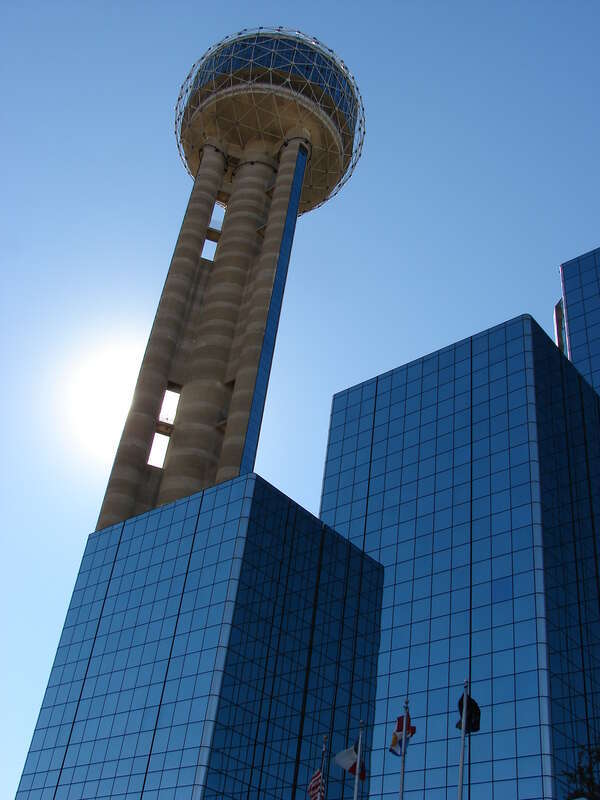 Reunion Tower in Dallas, Texas.