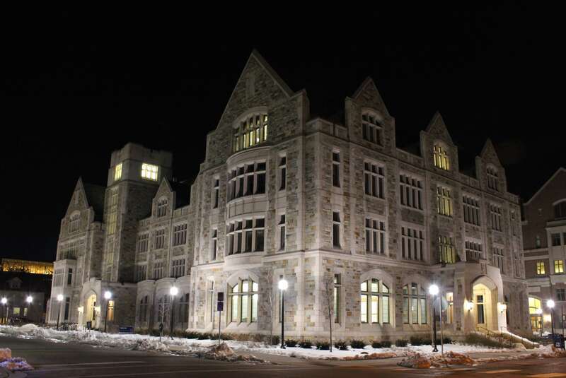 South Hall Academic Building, University of Michigan Law School, 701 South State Street. The building was dedicated on September 7, 2012. Camera location42° 16′ 24.16″ N, 83° 44′ 26.71″ W View this and other nearby images on: OpenStreetMap 42.273378;