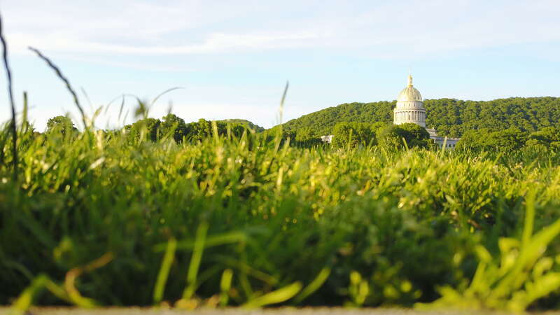 The Capitol as seen from the ground