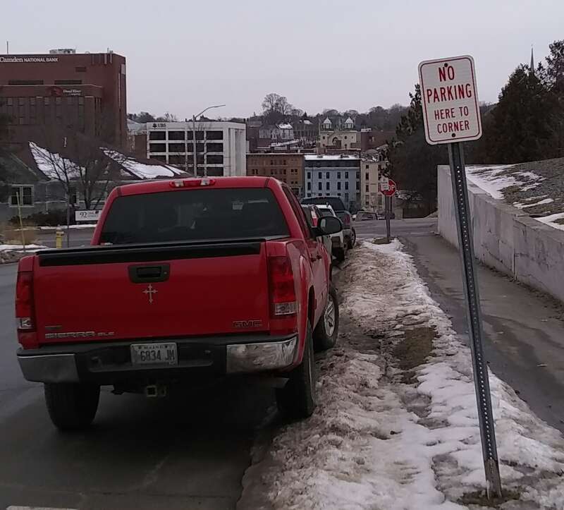 This photo represents the futility of being honest when others are above the law.