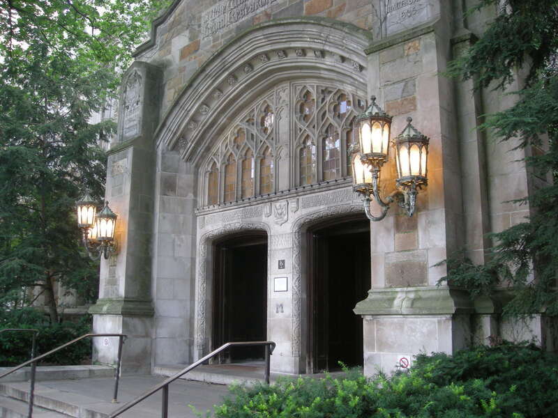 The Law Library on the central campus of the University of Michigan in Ann Arbor, Michigan (United States).
