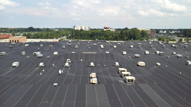 The roof of the Arundel Mills shopping mall, viewed from the parking garage of the Maryland Live! casino.

Ben Schumin is a professional photographer who captures the intricacies of daily life.  This image may be used under Creative Commons