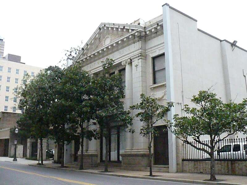 The First National Bank Building in Mobile, Alabama.  On the National Register of Historic Places.