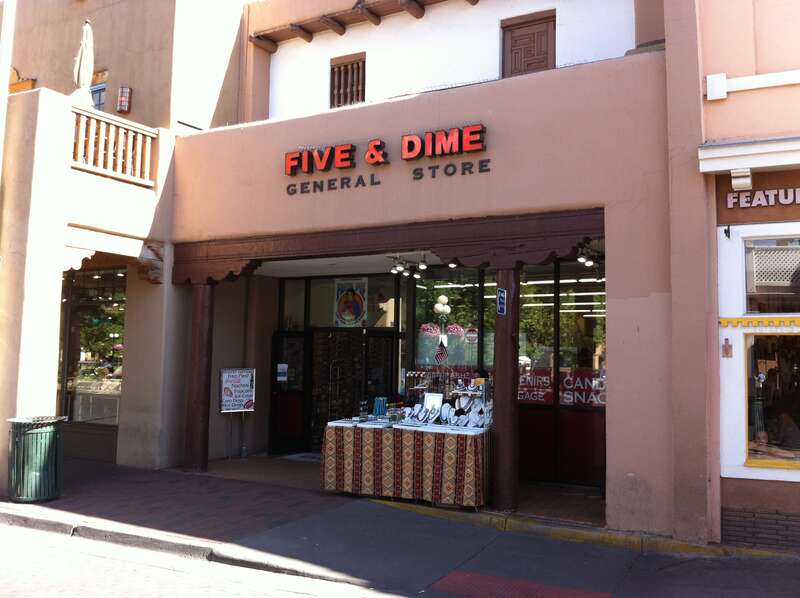 Five &amp;amp; Dime General Store, 58 East San Francisco Street, Santa Fe, New Mexico.