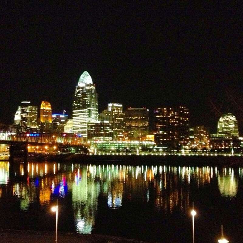I love this city. #Cincinnati #CincinnatiSkyline