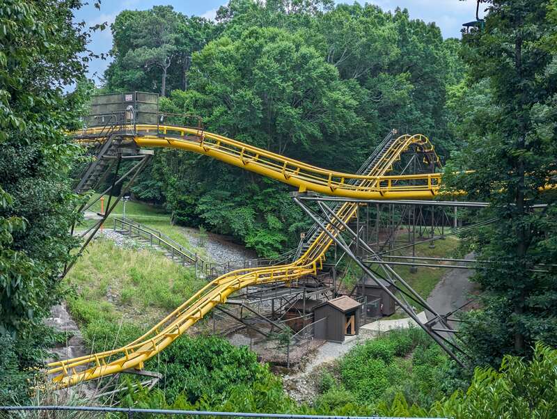 The second lift hill.